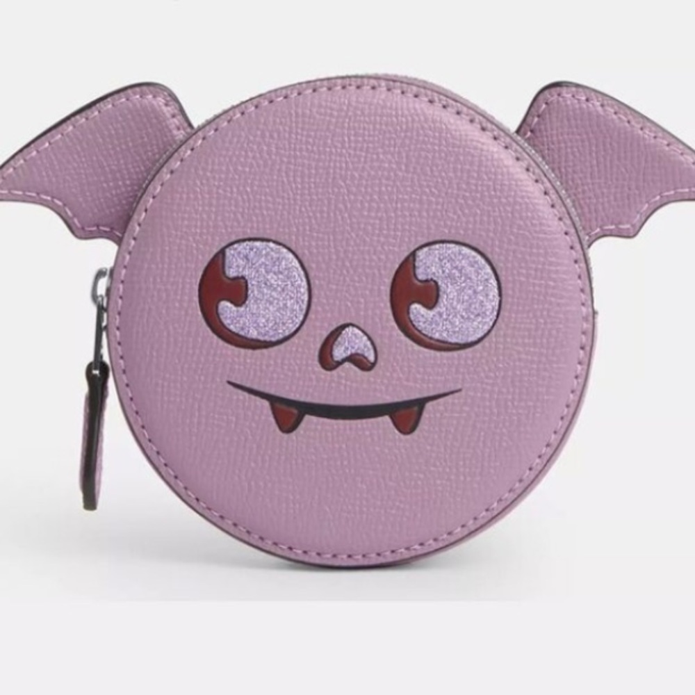 NWT Coach Coin Case With Halloween Bat